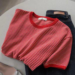 (안나앤플러스) A. 시트린 린넨 니트[니트D0210Q02] 빅사이즈