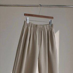 (안나앤플러스) 코일리 핀턱 밴딩 팬츠[팬츠EFC67] 빅사이즈