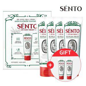 프.라임 구취케어 고.불소치약 아쿠아민트향 120g 4개 +구취케어2개