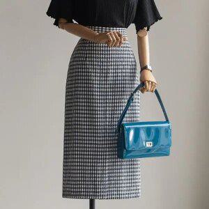 (안나앤플러스) A.마리 체크 스커트[스커트C0227H255] 빅사이즈