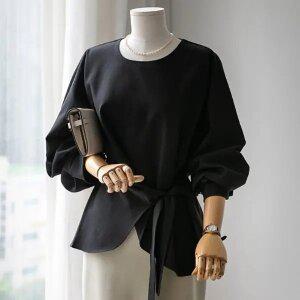 (안나앤플러스) 샌디 스트랩 핀턱 블라우스[셔츠DNB16] 빅사이즈