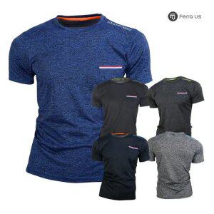 페라어스 남성 삼선 라운드 반팔 티셔츠 OCTSZ5200MR8