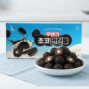 [신제품] 쿠앤크 초코 연탄볼 30입 / 21가지 국내산 곡물 크리스피 롤 크런치 초코볼