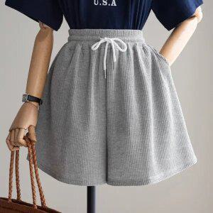 (안나앤플러스) 메온리 와플 밴딩 팬츠[팬츠EFL47] 빅사이즈