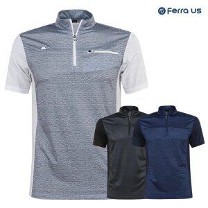 페라어스 남성 여름용 배색 펀칭 쿨 등산셔츠 OCTM5BF5455