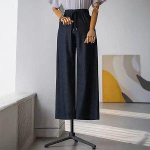 (안나앤플러스) 크렌 데님 밴딩 팬츠[팬츠DS495] 빅사이즈