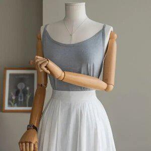 (안나앤플러스) A. 에브리 U넥 모달 나시티[나시D0211H02] 빅사이즈