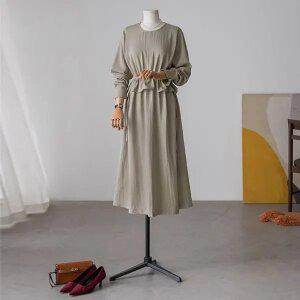 (안나앤플러스) A. 프린 스트링 원피스[드레스C1124H01] 빅사이즈