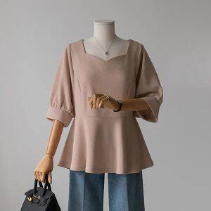 (안나앤플러스) A. 바비 하트넥 블라우스티[셔츠C0227H227] 빅사이즈