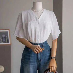 (안나앤플러스) A. 린즈 요루 핀턱 블라우스[셔츠D0328N06] 빅사이즈