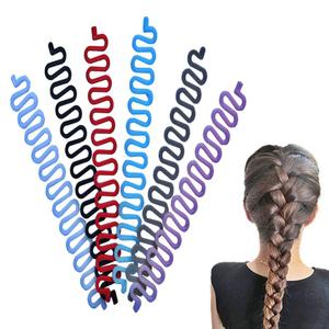 머리땋는 도구  땋기 DIY  1PCS  5PCS 10PCS 헤어타이 머리끈 헤어밴드 핀 악세사리