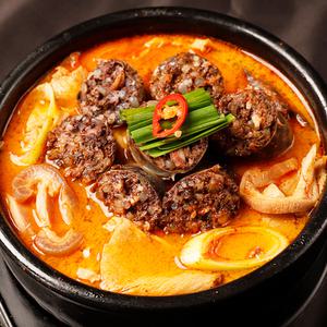 [참도깨비]백암 고기순대국640g X2팩+얼큰 고기순대국640gX2팩