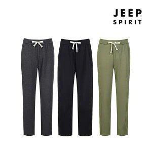 JEEP SPIRIT 겨울 남성 밴딩 트레이닝 팬츠 3종택1