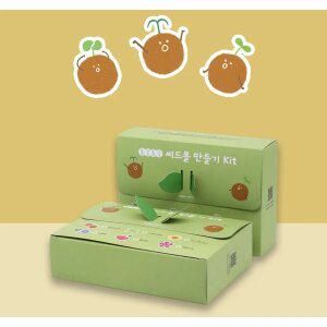 J2K 틔움 식물 키우기 씨드볼 만들기 키트 교구 재료 취미 씨앗 베란다 텃밭 홈가드닝