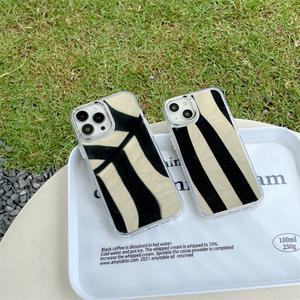 최신 귀여운 아이폰 케이스 올 미러 TPU / 거울 아이폰 11 12 13 14 15 16 프로 플러스