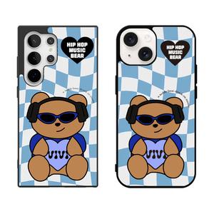 최신 귀여운 갤럭시 아이폰 케이스 힙합 곰돌이 TPU / 핸드폰케이스 S25 S24 S23 S22