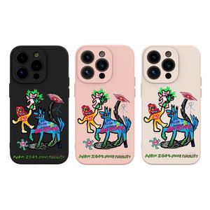 최신 귀여운 갤럭시 아이폰 케이스 우주인 패브릭 / 핸드폰케이스 S25 엣지 S24 S23 S