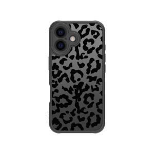 최신 귀여운 아이폰 케이스 블랙 레오파드 패턴 / 핸드폰 14 15 16 프로 플러스