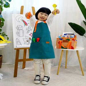 (다르담)유아 어린이 아동 미술 앞치마