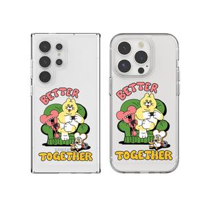 최신 귀여운 갤럭시 아이폰 케이스 친구들과 함께 / 핸드폰케이스 S25 S24 S23 S22 16