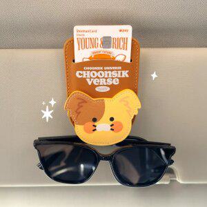 [타임딜] 카카오프렌즈 춘식버스 선바이저 클립 선글라스 거치대