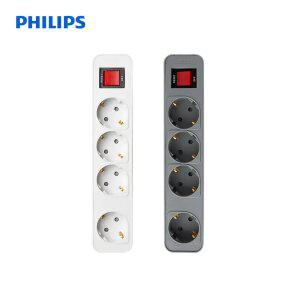 필립스 워크탭 4000W 고용량멀티탭 과부하차단 4구 1.5M