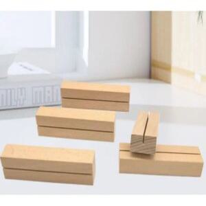 J2K 원목 명함 거치대 사진 꽂이 엽서 메모 홀더 5개세트