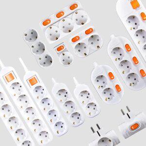 J2K 국산 개별스위치 멀티탭 2구 절전형 콘센트 안전멀티탭