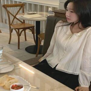 [CRKO] 모어 러플 블라우스