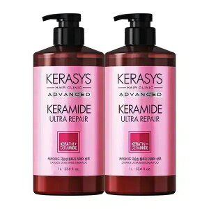 [10분러시] 케라마이드 극손상 울트라 리페어 샴푸, 1L, 2개