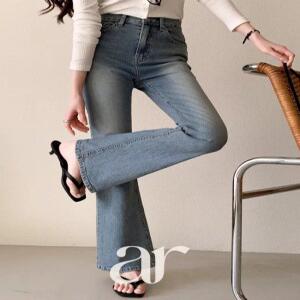 (MADE/숏롱/슬림보정핏) Day Jeans No75 데이진 2기장 스판 워싱 부츠컷 데님 팬츠 ps