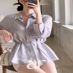 (MADE/벨트세트/봄ver) 몰리브 텐셀 디링 벨트 셔츠 블라우스 bs8591