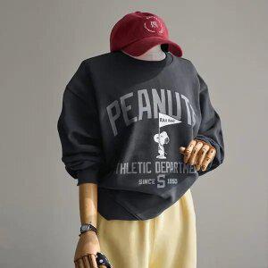 (안나앤모드) (피너츠정품) pennant 스누피 맨투맨[티셔츠EDN44]