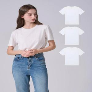 포에버21 혼성 베이직 핏 언더셔츠 A팩 3종세트 (화이트)