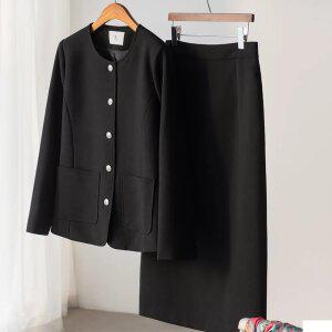 (안나앤플러스) A. 므렌 솔리드 스커트 세트[세트EDD79] 빅사이즈