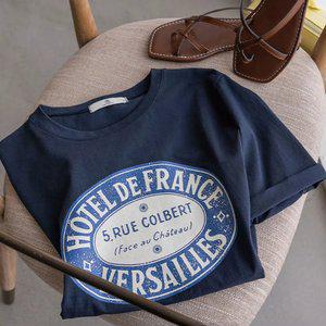 (안나앤플러스) A. 프렌치 코튼 반팔티[티셔츠C0227P152] 빅사이즈