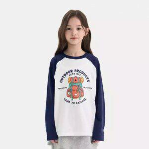 [아웃도어 프로덕츠 키즈]그래픽 라글란 티셔츠 (네이비) OD261ILS02_NVY