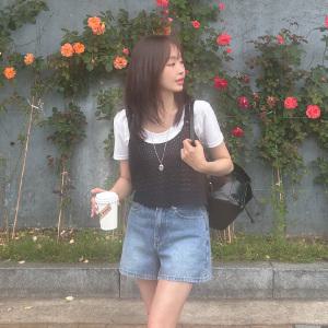 [제작/빅사이즈]이블렛 텔루닝 크로셰 니트 뷔스티에 제이스타일