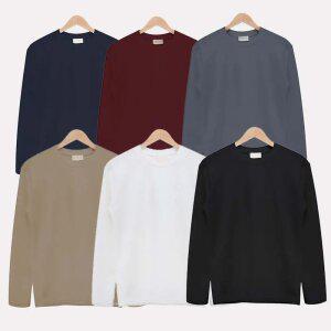 국산 빅사이즈 기본 맨투맨 긴팔 티셔츠 무지 봄 가을 GN0110