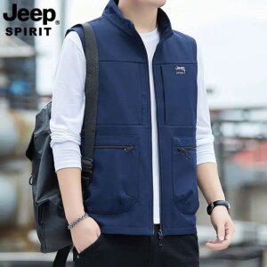JEEP SPIRIT 멀티포켓 조끼 남성 아웃도어 캐주얼 조끼