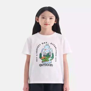 [아웃도어 프로덕츠 키즈][온라인전용] 그래픽 반팔티셔츠 (오프 화이트) OD262ISS92_