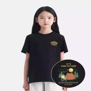 [아웃도어 프로덕츠 키즈][온라인전용] 백그래픽 반팔티셔츠 (블랙) OD262ISS93_BLK