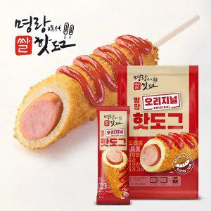 명랑핫도그 오리지널 핫도그 680g x 1팩 (8개입)