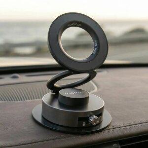 모락 진공 흡착 레버 차량용 맥세이프 자석 거치대