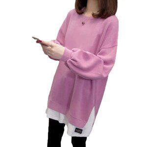 여성티셔츠 레이어드티셔츠 박스티셔츠 긴팔레이어드티셔츠 55-88 XXL 토베나   S148T
