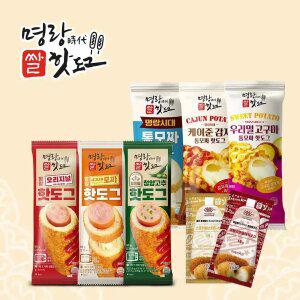 명랑핫도그 3가지맛 핫도그 구성 (6개입) + 소스 모음전