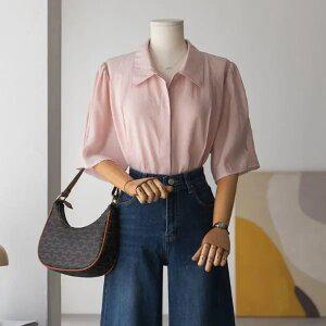 (안나앤플러스) A. 아델라 모달 블라우스[셔츠C0227H256] 빅사이즈