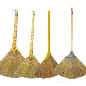 갈대비 롱 수수비 싸리빗 빗자루세트 마당비 실내용 야외용 학교 교회 납품