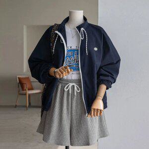 (안나앤플러스) 테틴 패치 바스락 점퍼[자켓EFS55] 빅사이즈