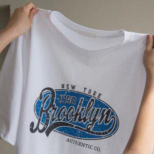 (안나앤플러스) 브루클린 슬릿 티셔츠[티셔츠EFG61] 빅사이즈